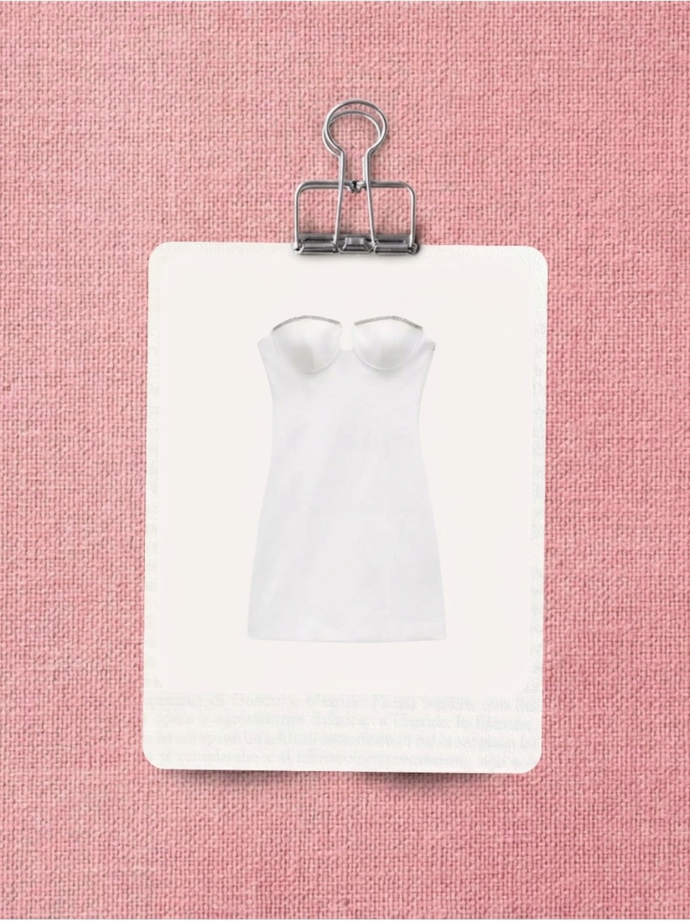 Bejeweled dress Elegant White Strapless Dress